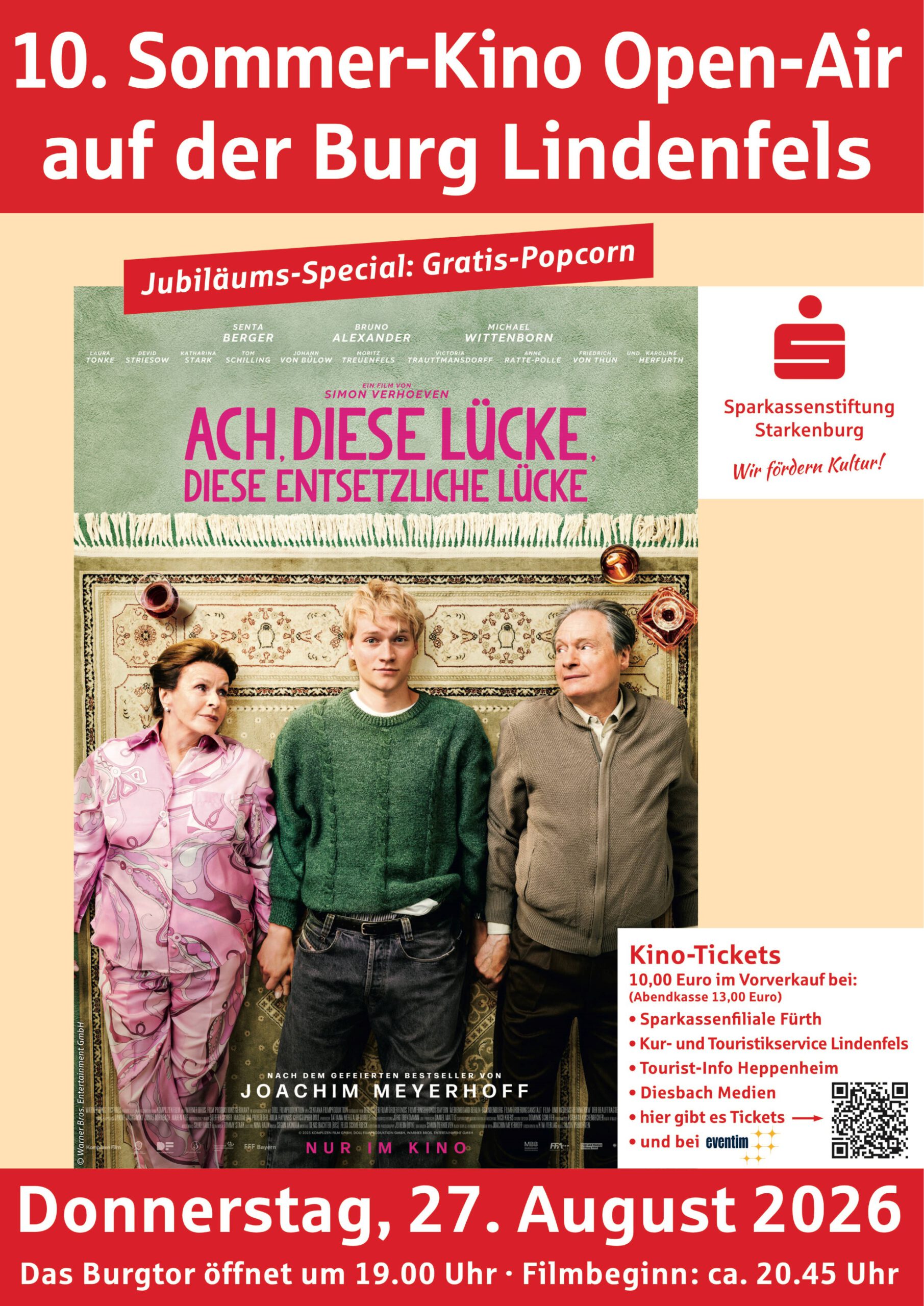 Filmplakat Ach, diese Lücke, diese entsetzliche Lücke